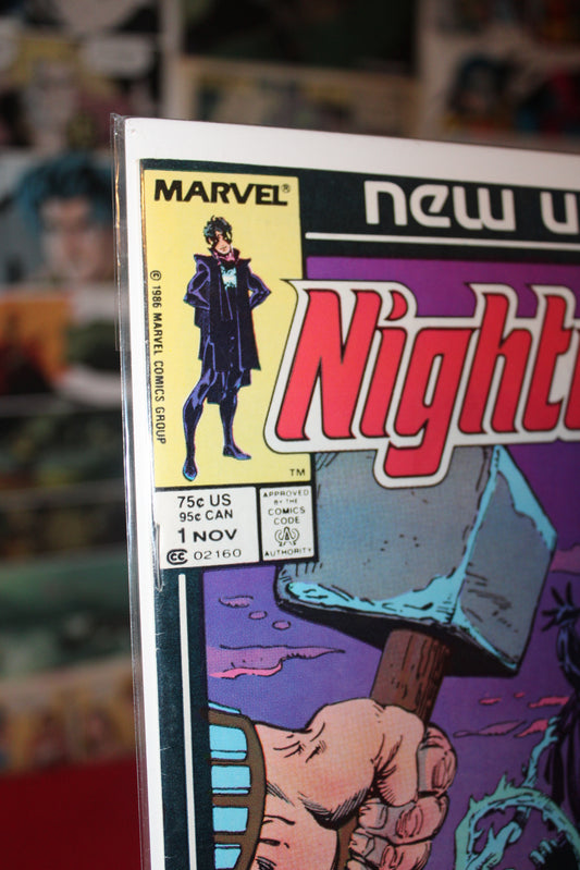 Nightmask #1 - Newsstand Variant - Marvel Comics 1986