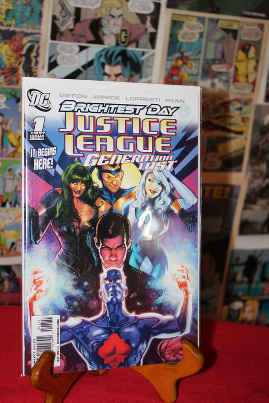Justice League: Generation Lost Issue #1 - Tony Harris / J. D. Mettler Cover DC | May 12, 2010