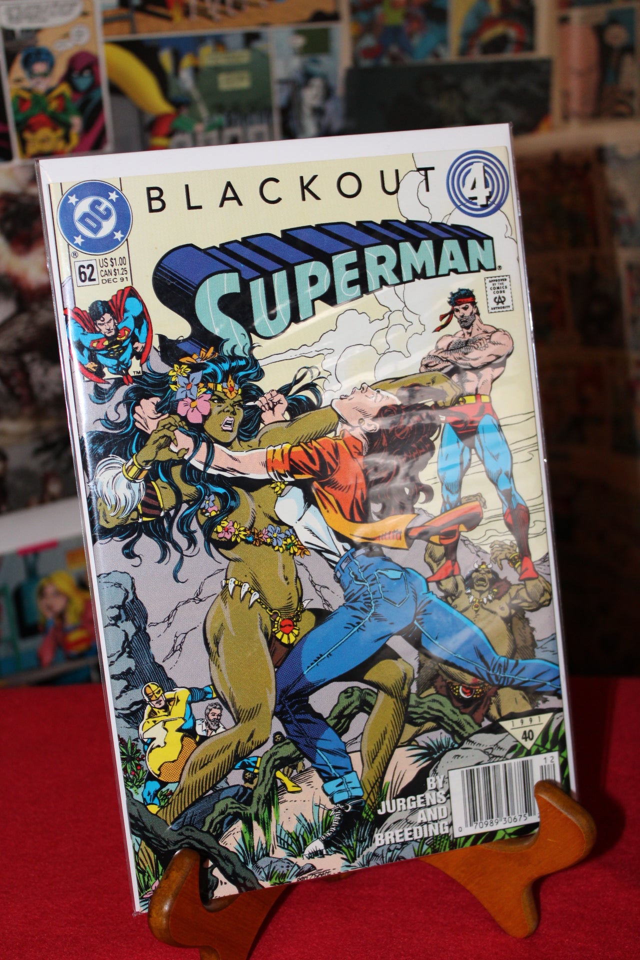 Superman Issue #62 - Newsstand DC | Dec 1, 1991