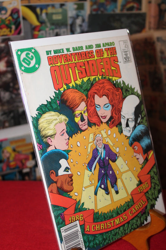 Adventures of the Outsiders Issue #43 - Newsstand DC | Dec 18, 1986