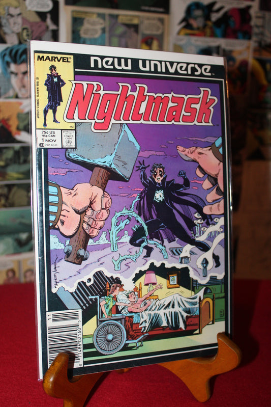 Nightmask #1 - Newsstand Variant - Marvel Comics 1986
