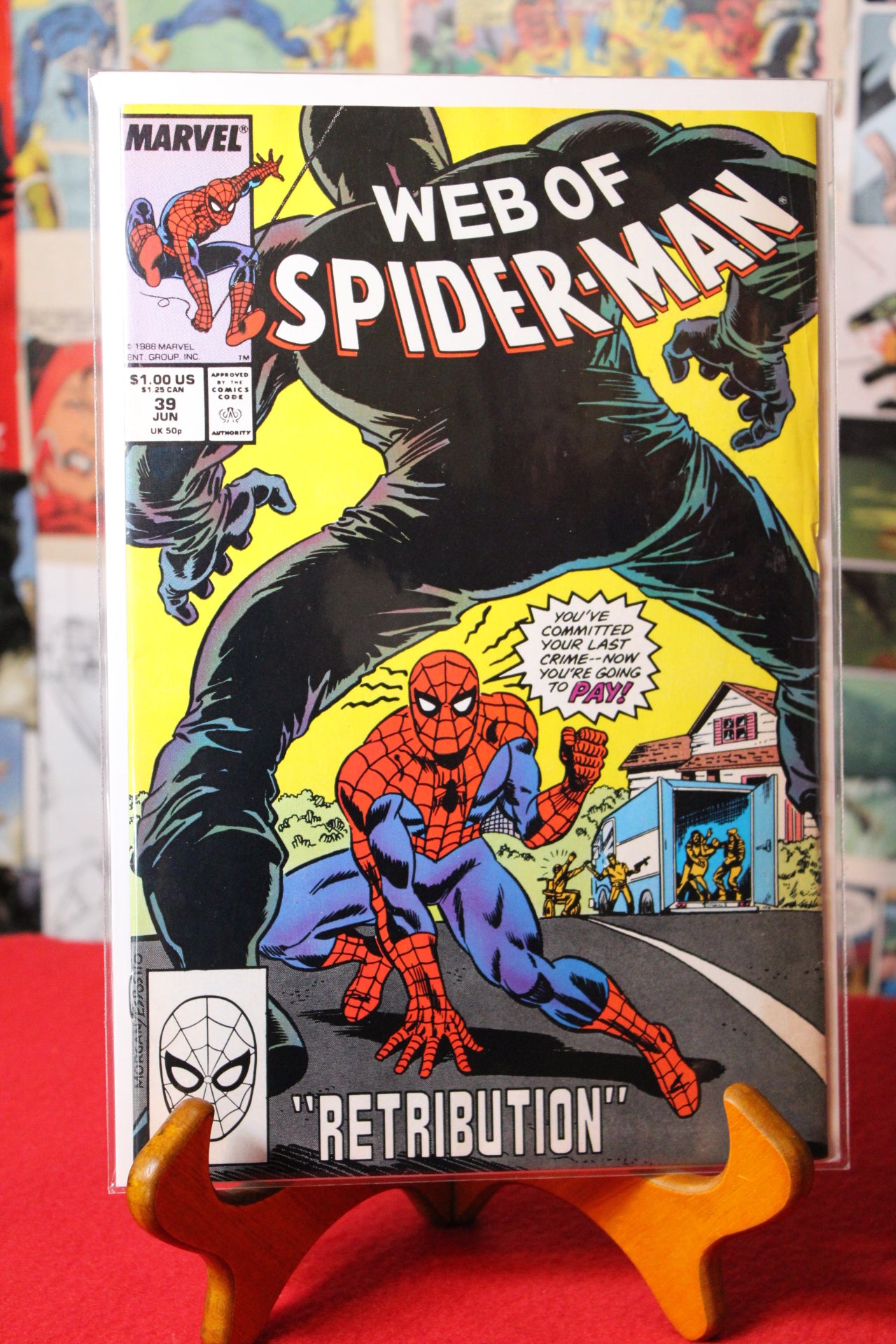 Web of Spider-Man #39 - Marvel Comics 1988